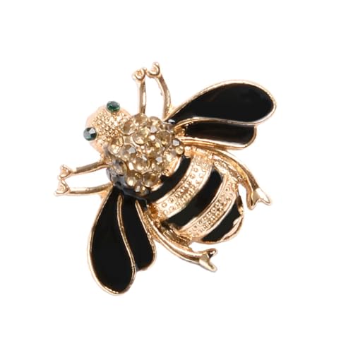 IMIKEYA 2 STÜCK Kleine Bienenbrosche aus Strickjacken Brosche Kreative Bienenförmige Anstecknadel für Damen Dekorativer Brustpin für Jacken und Mäntel Langlebig und Zufällige Farbe von IMIKEYA
