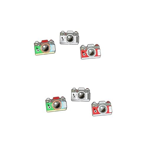 IMIKEYA 2 Sätze Kamera Broschen Legierung Stylische Brustnadel Für Kleidung Taschen Und Accessoires Deko Für Anlässe Wie Valentinstag Und Geburtstage Zufällige 3 Stück * 2 von IMIKEYA