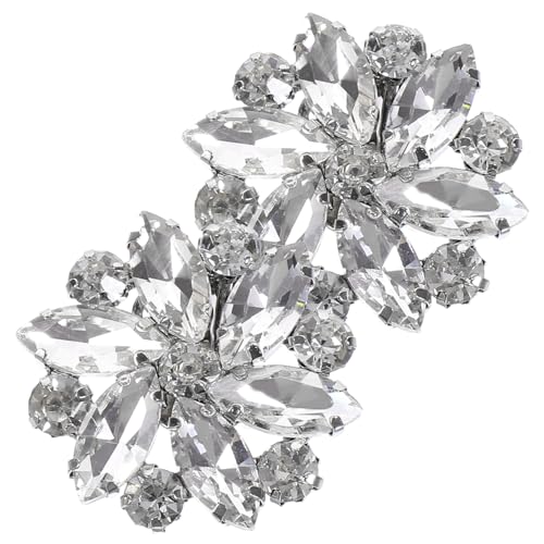 IMIKEYA 2 Stck Schuhclips Damen Abnehmbare Blüten Schuhspangen Hochzeitsschmuck für High Heels Festliche Schuhe Damenschuh Accessoires von IMIKEYA