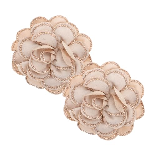 IMIKEYA 2 Stück Abnehmbare Rosen Schuhclips mit Funkelnden Strasssteinen Winterliche Brautschuh Deko Leichte Schuhanhänger für Damen für Hochzeit Reise und High Heels von IMIKEYA