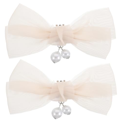 IMIKEYA 2stücke Schleifen Schuhclips Abnehmbar Für Damen High Heels Schuhdekor Aus Stoff Schuhanhänger Valentinstag Hochzeit Ferse Schnalle Diy Charms Bogen von IMIKEYA