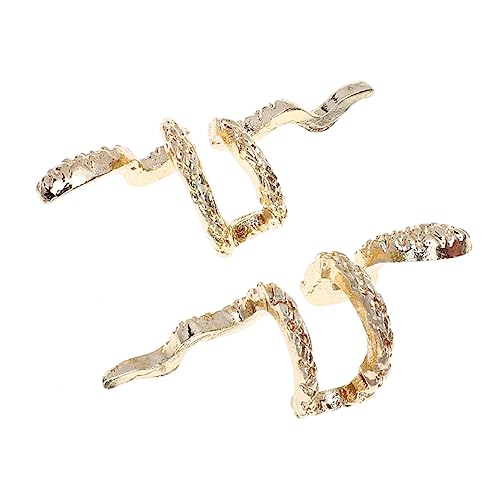 IMIKEYA 2 Stück Bohemian Schlangenohrringe Kreative Ohrclips Piercing für Damen Hochwertige Ohrringe für Partys und Besondere Anlässe von IMIKEYA