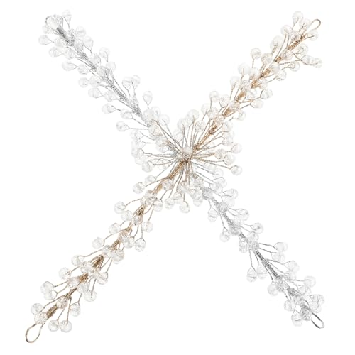 IMIKEYA 2 Stück Brautkopfschmuck Handgemachte Haarbänder mit Funkelnden Strasssteinen für Hochzeiten Geeignet für Brautjungfern und Blumenmädchen Gold und Silber IMIKEYA 2 Stück Brautkopfschmuck Handgemachte Haarbänder mit Funkelnden Strasssteinen für Hochzeiten Geeignet für Brautjungfern und Blumenmädchen Gold und Silber von IMIKEYA