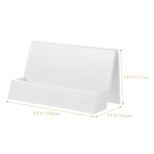 IMIKEYA 2 Stück Business Card Organizer aus Langlebigem Material Innovativer Desktop Kartenhalter mit Einfachem Aufbau Vielseitig Nutzbar für Visitenkarten und Notizzettel im Büro und von IMIKEYA