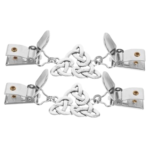 IMIKEYA 2 Stück Damen Cardigan Clips mit Filigranem Design Vintage Pullover Clips für Kleidung und Schals Accessoires für Strickjacken und Outfits von IMIKEYA