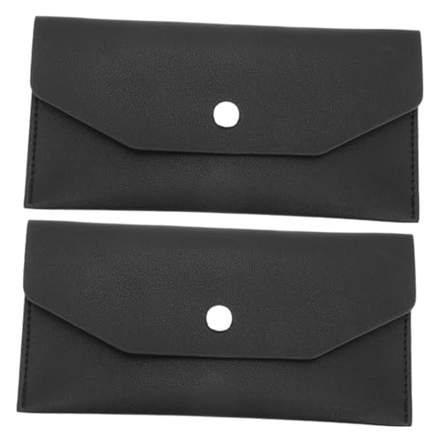 IMIKEYA 2 Stück Damen Portemonnaie aus Langlebigem PU Material Langes Portmonee mit Umschlagdesign Kompaktes Geldbörse für Frauen Leicht und Sicher für Alltag Reise und Business von IMIKEYA