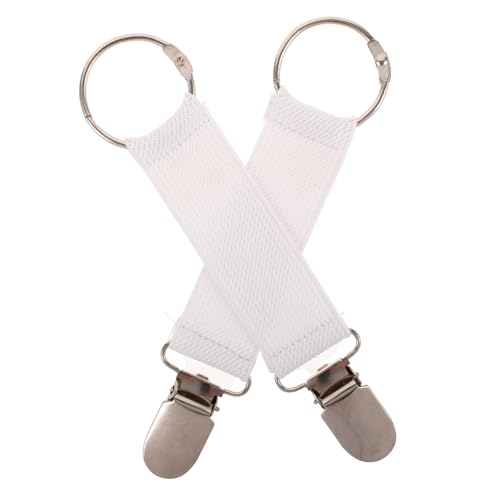 IMIKEYA 2 Stück Elastische Hutklammern Verstellbar für Reisen und Outdoor Multifunktionale Clips für Hüte und Handschuhe Leicht und Kompakt Geeignet für Männer und Frauen Sicherer Halt von IMIKEYA