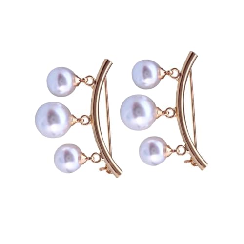 IMIKEYA 2 Stück Elegante Perlen brosche aus Legierung Modisches Accessoire für Damen Vielseitiger Ansteckpin für Kleidung Schal Hut und Festliche Anlässe Stilvoller Modeschmuck für von IMIKEYA