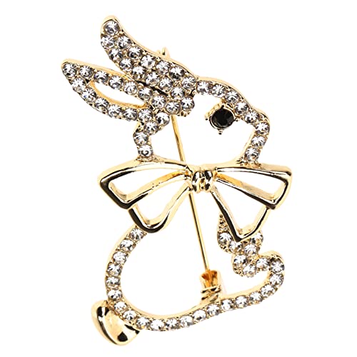 IMIKEYA 2 Stück Hasenbroschen aus Niedliche Cartoon Broschen Pins für Damen Dekorative Anstecknadeln für Kleidung Taschen Schals Langlebige Modeaccessoires von IMIKEYA