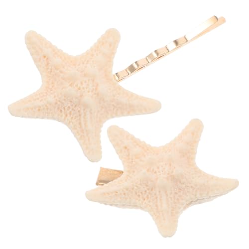 IMIKEYA 2 Stück Meeresstern Haarspangen Retro Haarklammern für Damen Vielseitig Einsetzbar für und Seitliches Haar Elegantes Accessoire für Meerjungfrauenkostüme und Besondere Anlässe von IMIKEYA