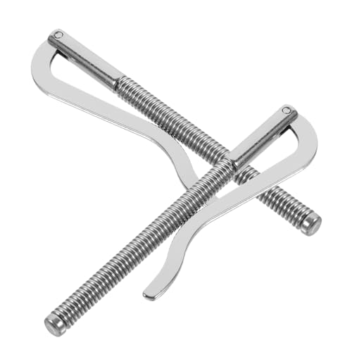 IMIKEYA 2 Stück Metall Geldclip aus Langlebiger Zinklegierung mit Robuster Federklemme Kompakt und Robust Geeignet als Kreditkarten Bargeldhalter für Herren und Damen Platzsparend und von IMIKEYA