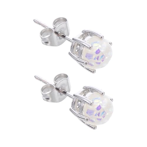 IMIKEYA 2 Stück Modische Kleine Kupfer ohrstecker für Damen Runde Leichte Ohrstecker Stilvolle Ohrhörer für Alltag Arbeit und Party Komfortabel und Langlebig von IMIKEYA