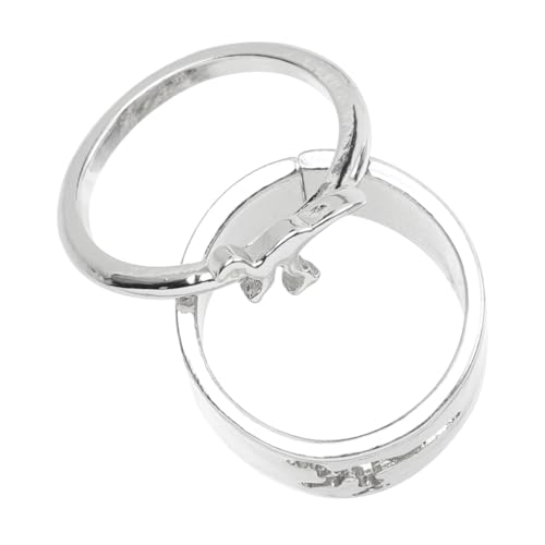 IMIKEYA 2 Stück Modische Partner Ringe Dinosaurier Design Offener Bandring Verstellbar Allergiefrei Schmuck für Valentinstag Jahrestag IMIKEYA 2 Stück Modische Partner Ringe Dinosaurier Design Offener Bandring Verstellbar Allergiefrei Schmuck für Valentinstag Jahrestag von IMIKEYA
