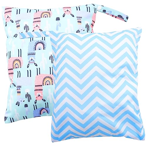 IMIKEYA 2stücke Windeltasche Mit Tragegriffen Wiederverwendbarer Aufbewahrungsbeutel Leicht Für Babyartikel Wie Windeln Kleidung Und Handtücher von IMIKEYA