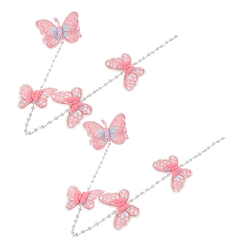 IMIKEYA 2stücke Schmetterling Haarspange Mit Quaste Und Nadel Für Mädchen Frauen Party Hochzeit Geburtstag Schmuck Accessoires von IMIKEYA