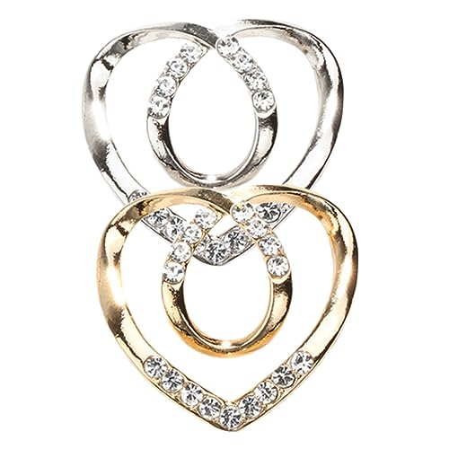 IMIKEYA 2 Stück Seidenschal Clip Schnalle Mehrzweck T Shirt für Damen Stilvoller Halter für Kleidung für Hochzeiten Partys und Alltag Langlebigem Legierungsmaterial Gefertigt von IMIKEYA