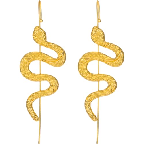 IMIKEYA 2 Stück Snake Ear Hook Clips Punk Ohrpiercing Schmuck Ohrclips für Damen Cool für Partys Hochzeiten und Alltag IMIKEYA 2 Stück Snake Ear Hook Clips Punk Ohrpiercing Schmuck Ohrclips für Damen Cool für Partys Hochzeiten und Alltag von IMIKEYA