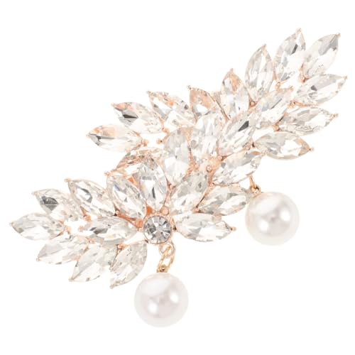 IMIKEYA 2 Stück Strass Schleifen Schuhclips Abnehmbare Schuhschnallen für Damen Schuhdekoration für Hochzeiten und Partys von IMIKEYA