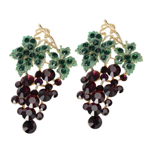 IMIKEYA 2 Stück Strass Weinreben Broschen Schlichte Anstecknadeln Legierung Schalbroschen für Damen Vielseitiger Schmuck zur Outfit Aufwertung von IMIKEYA