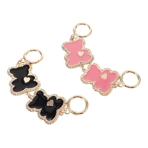 IMIKEYA 2 Stück Taschenkette Verlängerungskette Teiliges mit Karabinern Stabile Handtaschenverlängerung für Damen DIY Abnehmbare Schultergurtverlängerung Ersatzkette für Kleine Taschen von IMIKEYA