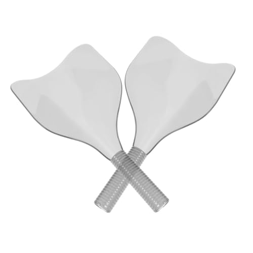 IMIKEYA 2 Stück Teiliges Friseur Gesichts mit Griff Wiederverwendbare Haarschutzmaske für Färben und Styling Transparentes Haar Spray für Salon und Heimgebrauch von IMIKEYA