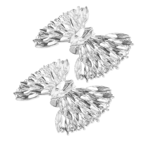 IMIKEYA 2 Stück Teiliges Schuhclip Bowknot Langlebiger Abnehmbare Pumpschmuck Schnallen Schuhdekoration für Damen Hochzeit Party von IMIKEYA