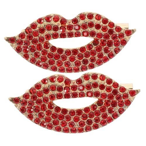 IMIKEYA 2 Stück Vintage Brosche Lippenmotiv mit Funkelnden Strasssteinen Langlebige Zinklegierung Anstecknadeln für Damenpullover Cardigans und Festliche Outfits IMIKEYA 2 Stück Vintage Brosche Lippenmotiv mit Funkelnden Strasssteinen Langlebige Zinklegierung Anstecknadeln für Damenpullover Cardigans und Festliche Outfits von IMIKEYA