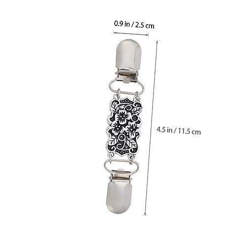 IMIKEYA 2 Stück Vintage Cardigan Clips Hochwertiger Zinklegierung Schal und Pullover Verschlüsse mit Glatter Oberfläche Leicht und Langlebig für Damen Strickjacken Kleider und Schals von IMIKEYA