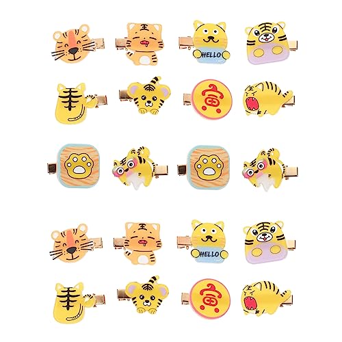 IMIKEYA 20 Stück Cartoon Haarclips Für Kleine Mädchen Entenschnabel Clips Rutschfest Kreative Haarspangen Bunte Kopfbedeckungen Für Kinder von IMIKEYA