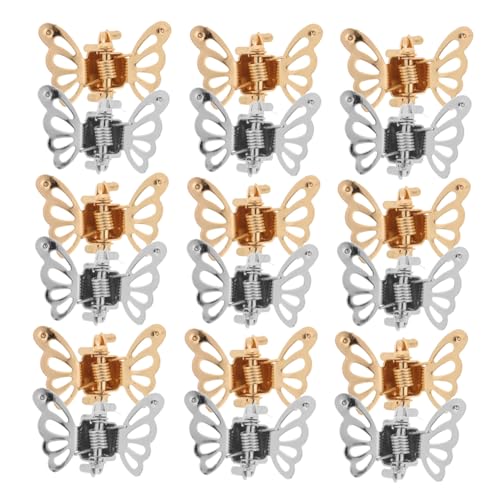 IMIKEYA 20 Stück Mini Schmetterling Haarklammern Teiliges Set Niedliche Metall Haarspangen für Mädchen Vielseitige Kleine Haarclips für Seitenhaar und Pferdeschwanz Leicht und Einfach zu von IMIKEYA