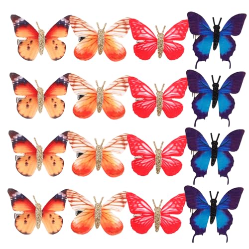IMIKEYA 20 Stück Kleiner Schmetterlings Haarspangen für Mädchen Kawaii Haar Accessoires Robuste Clips Metall für Kinder und Festivals Einfach zu Bedienen von IMIKEYA