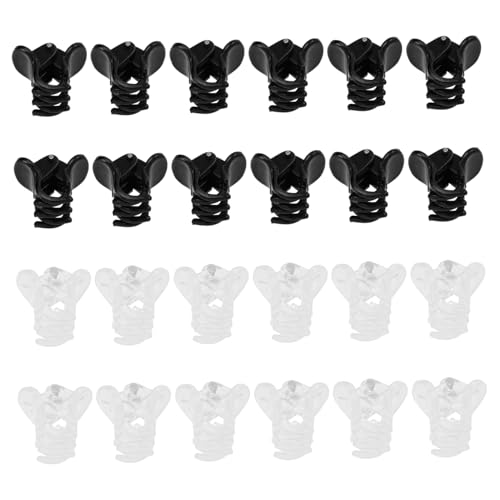 IMIKEYA 24st -clip Kieferclips Kunststoff. M?dchenklaue- Barrette Haarbackenklemmen Haar- Bananenclip. M?dchen- Haar- Kieferclips Kinderhaarnadel Acryl Damen Haarschmuck Niedlich von IMIKEYA