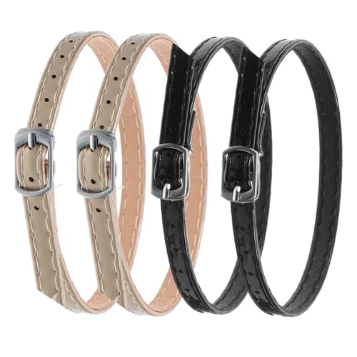 IMIKEYA 2Paare Austauschbare Knöchelriemen für Damen Verstellbarer Schuhgurt für High Heels Spiegel Accessoire für Komfort und Stil von IMIKEYA