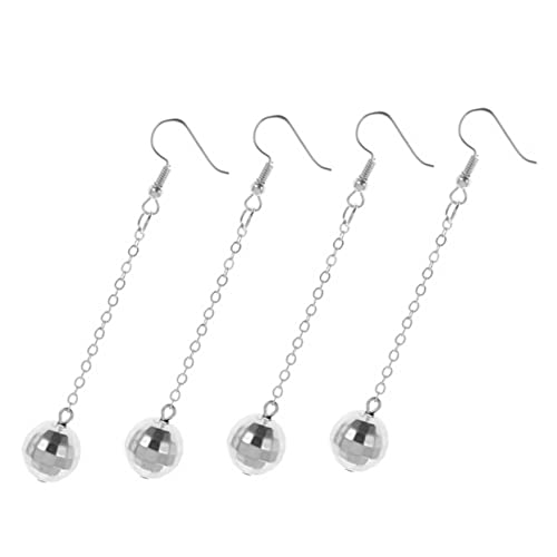 IMIKEYA 2Paare Disco Ball Ohrringe für Frauen Spiegelkugel Ohrringe Glänzender Tanzschmuck für Themenpartys und Musikfestivals Auffälliger Jahre Stil IMIKEYA 2Paare Disco Ball Ohrringe für Frauen Spiegelkugel Ohrringe Glänzender Tanzschmuck für Themenpartys und Musikfestivals Auffälliger Jahre Stil von IMIKEYA