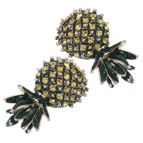 IMIKEYA 2stücke Teilige Metallbrosche Im Ananas-stil Damen-anstecknadel Für Kleidung Hüte Taschen Und Andere Modeaccessoires Langlebig Und Vielseitig Einsetzbar von IMIKEYA