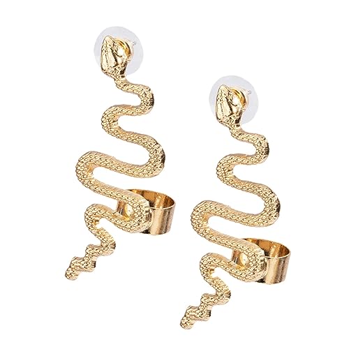 IMIKEYA 2 Stück Schlangenförmige Ohrhänger Legierung Trendige Ohrringe für Frauen Lustige Ohrschmuck für Partys und Anlässe Hypoallergen Leicht zu Kombinieren IMIKEYA 2 Stück Schlangenförmige Ohrhänger Legierung Trendige Ohrringe für Frauen Lustige Ohrschmuck für Partys und Anlässe Hypoallergen Leicht zu Kombinieren von IMIKEYA