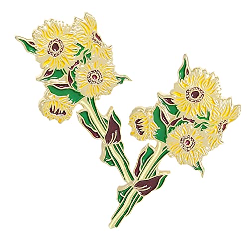 IMIKEYA 2 Stück Blumenbroschen Für Damen Anstecknadel Blumenform Legierung Für Hochzeit Und Besondere Anlässe Für Frauen Modischer Schmuck von IMIKEYA
