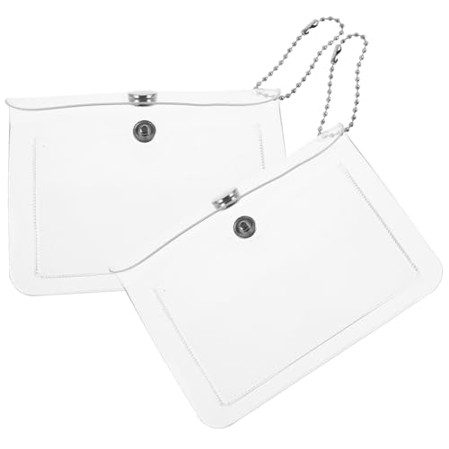 IMIKEYA 2Stücke Münzaufbewahrungstasche Multifunktionale Transparente Schlüsseltasche für Karten Schlüssel Zubehör für Reisen von IMIKEYA