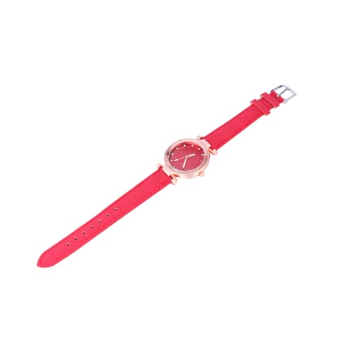 IMIKEYA 2stücke Sternenhimmel-Design Damenuhr Quarzuhr Mit Glitzerndem Armband Armbanduhr Als Handgelenkdekoration Langlebig Und Stilvoll von IMIKEYA