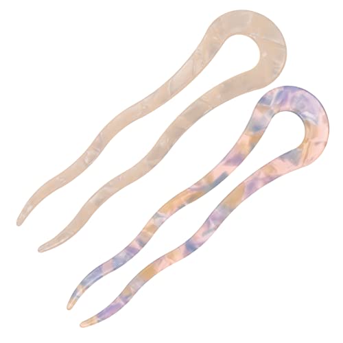 IMIKEYA 2Stücke U Förmige Haarnadeln aus Haarspangen für Dicke Haare Französische Chignon Pins Haarschmuck für Damen für Hochsteckfrisuren und Tägliche Dekoration IMIKEYA 2Stücke U Förmige Haarnadeln aus Haarspangen für Dicke Haare Französische Chignon Pins Haarschmuck für Damen für Hochsteckfrisuren und Tägliche Dekoration von IMIKEYA