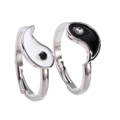 IMIKEYA Verstellbare Paarring Ringe für Paare Chinesisches Design Offene Ringe für Frauen Vintage Schmuck für Hochzeiten und Partys 2 Stück IMIKEYA Verstellbare Paarring Ringe für Paare Chinesisches Design Offene Ringe für Frauen Vintage Schmuck für Hochzeiten und Partys 2 Stück von IMIKEYA
