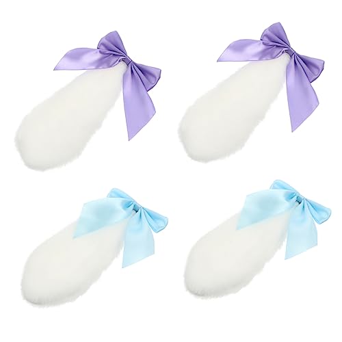 IMIKEYA 2paare Plüsch Haarnadeln Mit Lop Ears Dekorative Haarspange Haarschmuck Aus Plüsch Hasenohren Haarnadel von IMIKEYA
