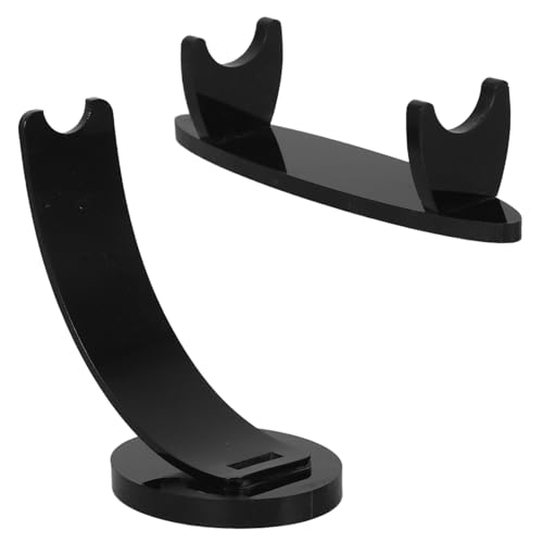 IMIKEYA 2stücke Acryl-stifthalter-präsentationsständer Bleistiftständer Make-up-pinselhalter Organizer Vertikales Schreibtisch-display Schwarz Für Ausstellungen Und Aufbewahrung von IMIKEYA