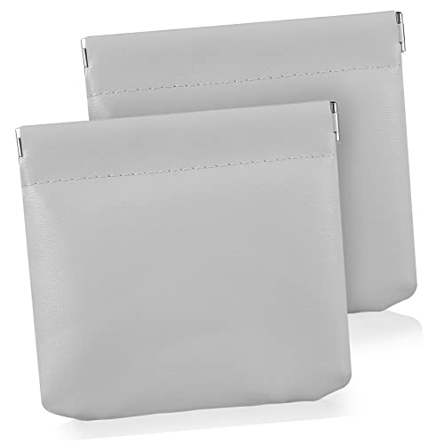 IMIKEYA 2stücke Lederbeutel Portable Make-up-Organizer Kleine Make-up-Taschen Aus Pu- Reißverschluss Reise-kosmetiktaschen Aufbewahrungstaschen von IMIKEYA