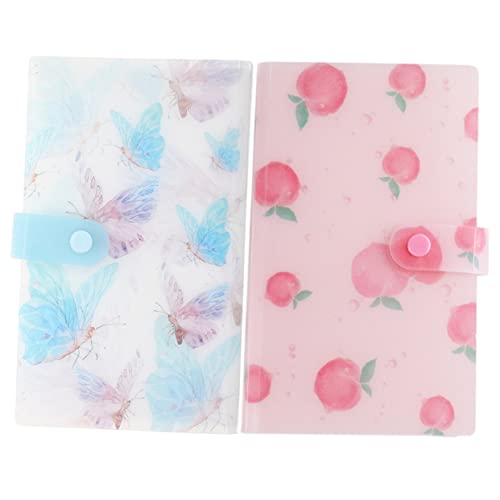 IMIKEYA 2stücke Album Für Nagelsticker Sammelbuch Sticker Organizer Kunst-aufbewahrungs-organizer Mit Slots Robustes Sticker-lagerungssystem Praktisch Für von IMIKEYA