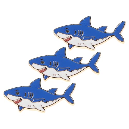IMIKEYA 3 Stück Broschen aus Zinklegierung Niedliche Cartoon Meerestiere Anstecknadeln Modische Pins für Kleidung Jacken Hüte Vielseitige Accessoires für Alltag und Party von IMIKEYA