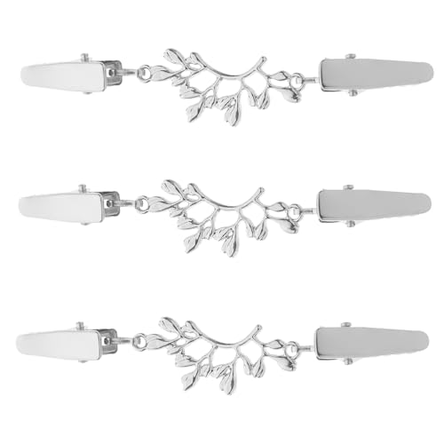 IMIKEYA 3 Stück Cardigan Clips aus Zinklegierung Kragenclips für Damen Vielseitig für Pullover Hemden Kleider Schals Praktische Strickjacken Broschen von IMIKEYA