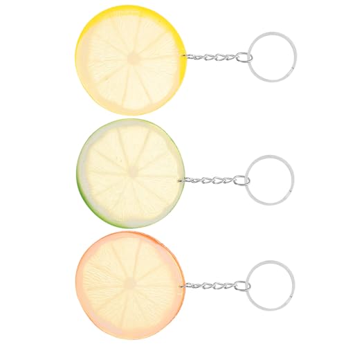 IMIKEYA 3 Stück Dekorative Fruchtcharms für Handtaschen Leichte und Stilvolle Taschenanhänger mit Frischem Design für Jede Gelegenheit von IMIKEYA