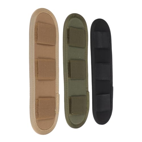 IMIKEYA 3 Stück Schulterpolster Verstellbare Atmungsaktive Gepolsterte Gurtschoner aus Langlebigem Polyester Rutschfestes Gewicht reduzierendes Kissen für Rucksack und Umhängetasche von IMIKEYA