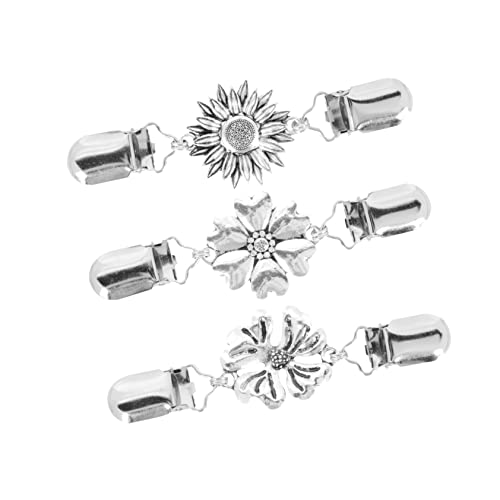 IMIKEYA 3 Stück Teiliges Clips für Pullover und Schals Vintage Blumen Design Dekorative Broschen für Kleider und Shirts für Partys und Feiern von IMIKEYA